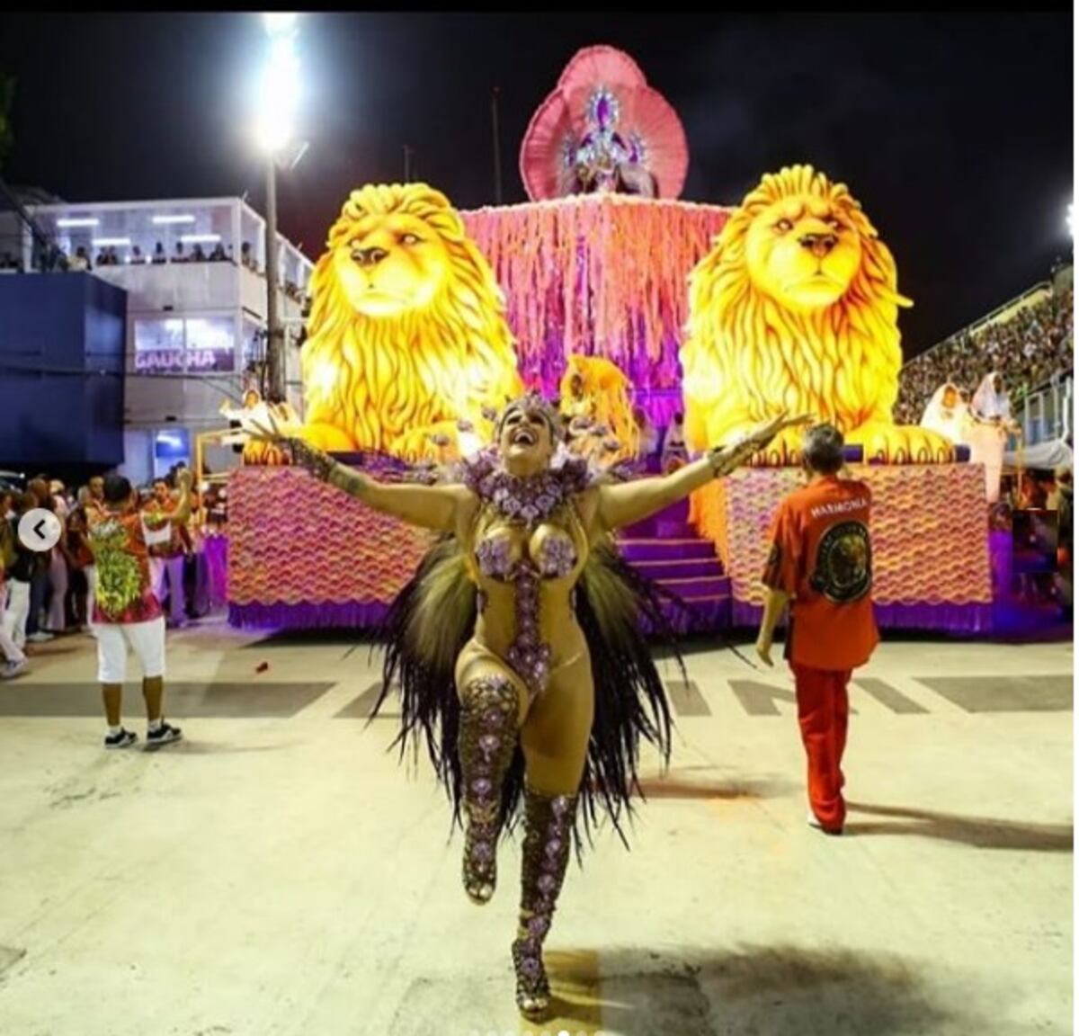 Así lució Panamá en el Sambódromo de Río de Janeiro