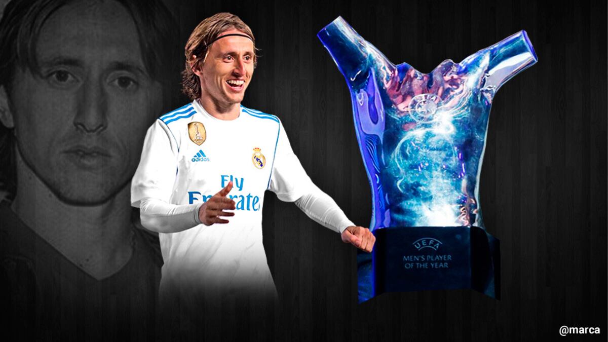 Modric destrona a Cristiano Ronaldo y es el Mejor Jugador del año de la UEFA 