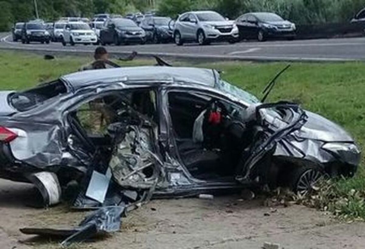 VUELCO IMPACTANTE. Varios heridos por Puente de las Américas en plena Navidad