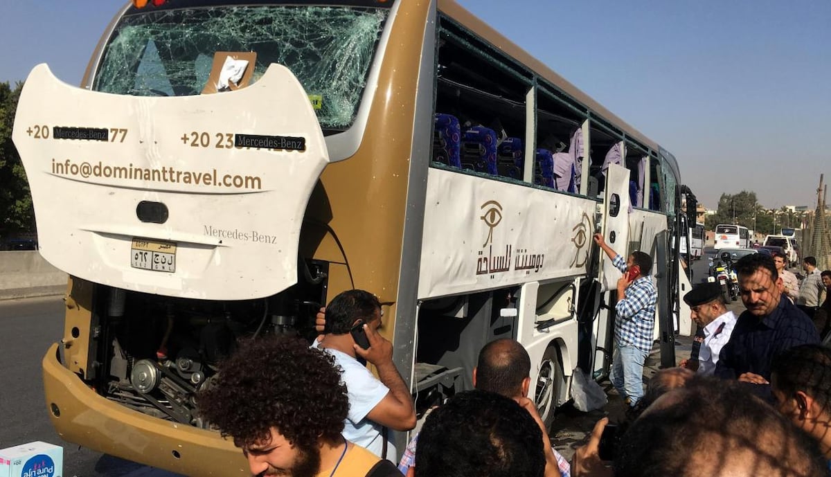 Al menos 17 turistas resultaron heridos por explosión en Egipto