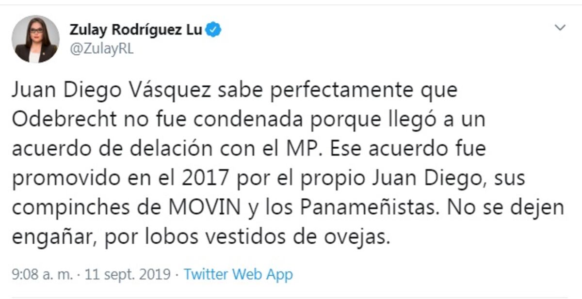 Juan Diego Vásquez Vs. Zulay Rodríguez, otra vez. Video