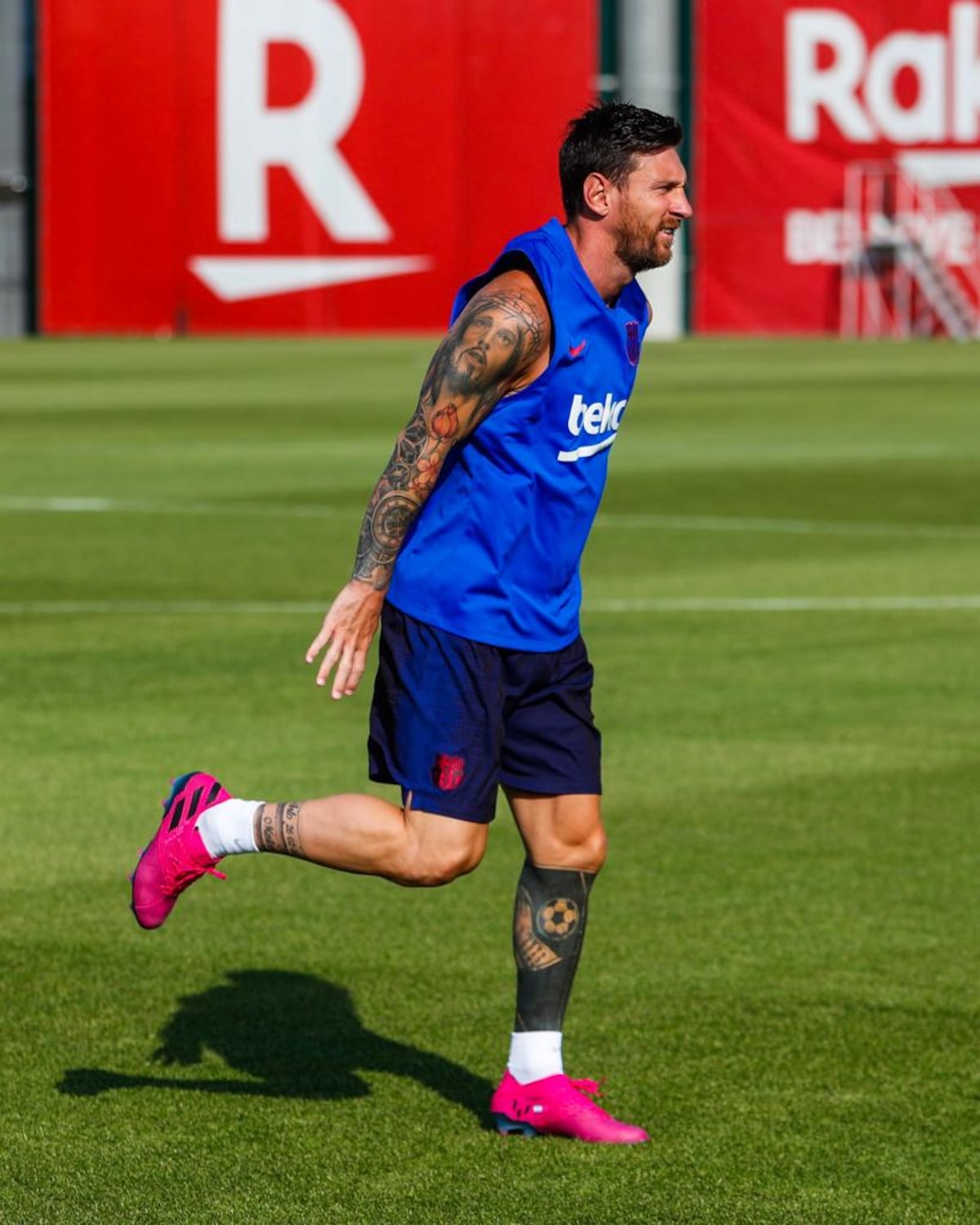 Messi arranca con el pie izquierdo la pretemporada