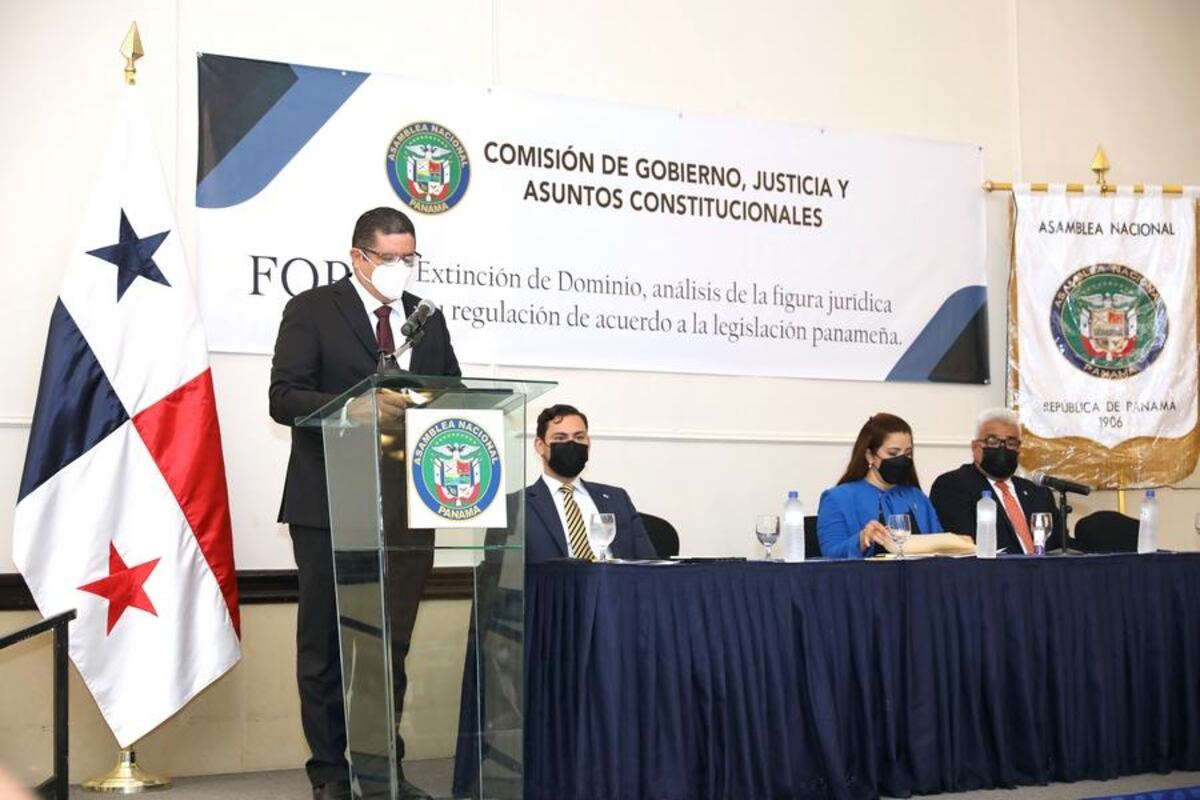 Ministro Pino: ‘Panamá no será un país de narco’. Abordan tema de Extinción de dominio