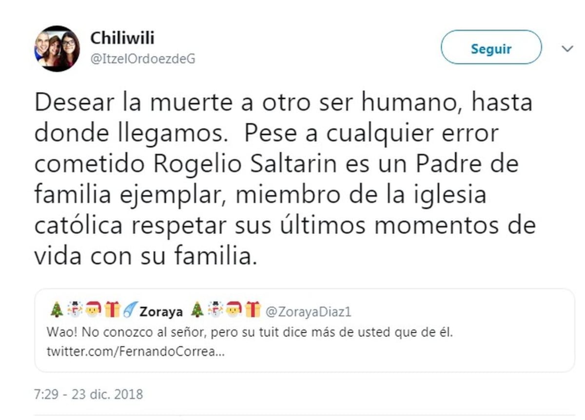 Muere abogado Rogelio Saltarín y sin piedad de inmediato atacan a su hijo