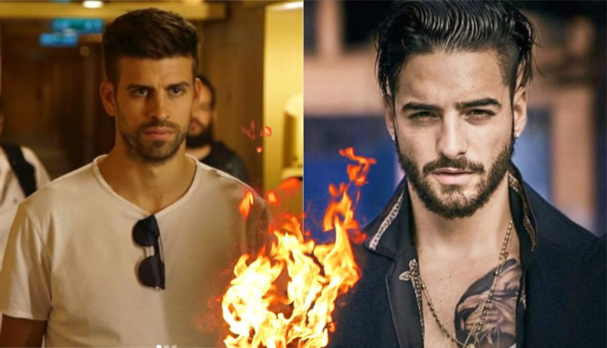 Maluma revela el momento incómodo que vivió con Piqué y todo por Shakira