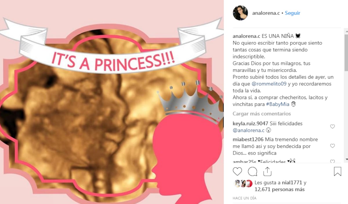 Rommelito y Ana Lorena esperan con ansias a Mia