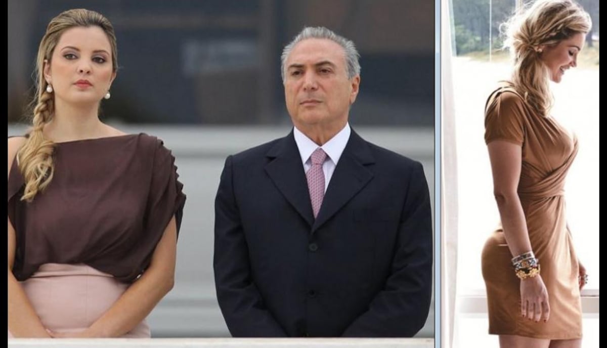 La primera dama de Brasil se lanza a un lago para rescatar a su perro