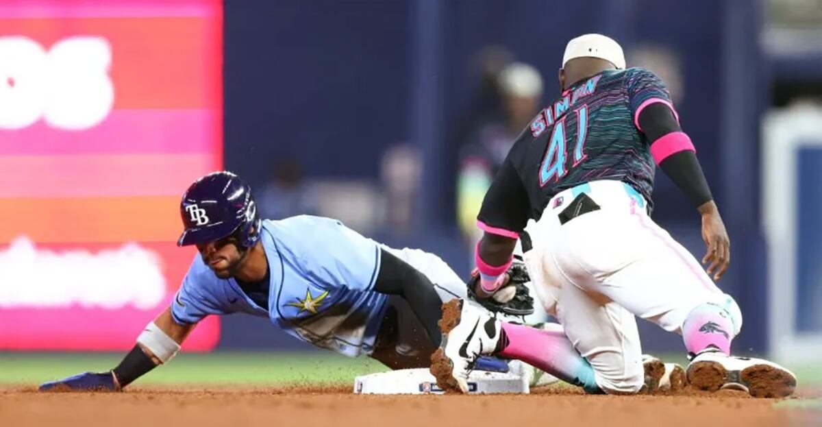 ¡Imparable! José Caballero empata en la cima de los robos en Grandes Ligas
