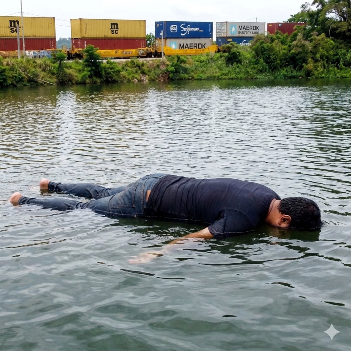 Cuerpo flotando alerta a patrullaje acuático en Camino de Cruces