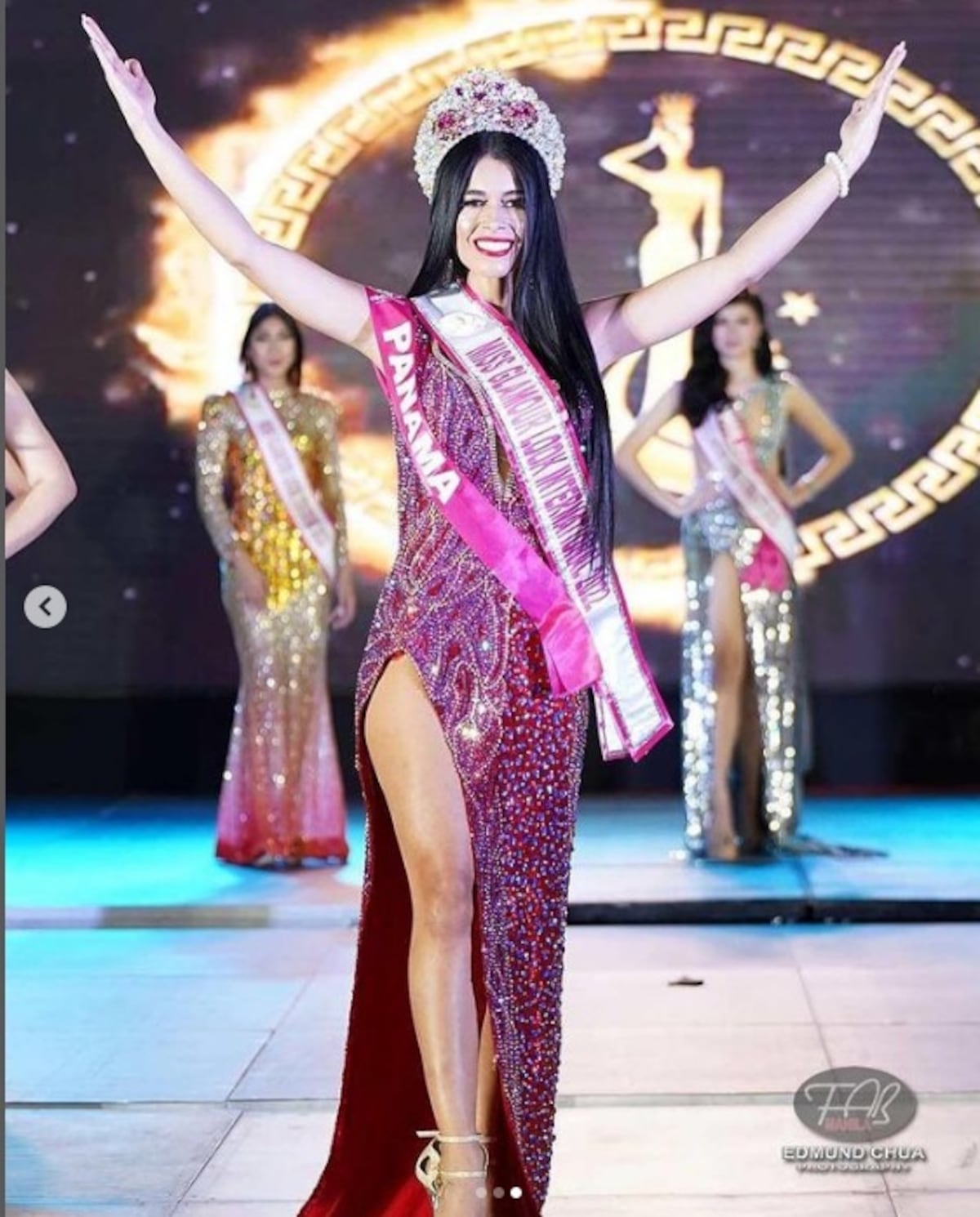La panameña Emili Machado gana el Miss Glamour Look Internacional en Filipinas