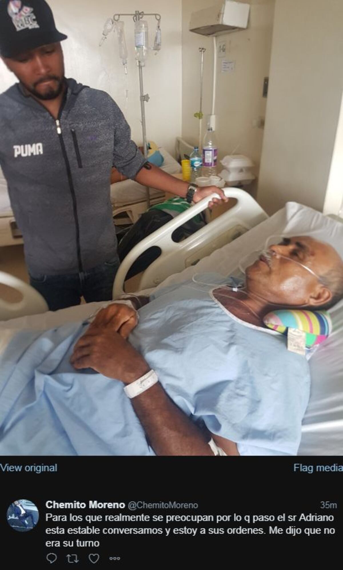 Abuelito arrollado por 'Chemito' Moreno: 'No era mi turno de morir'