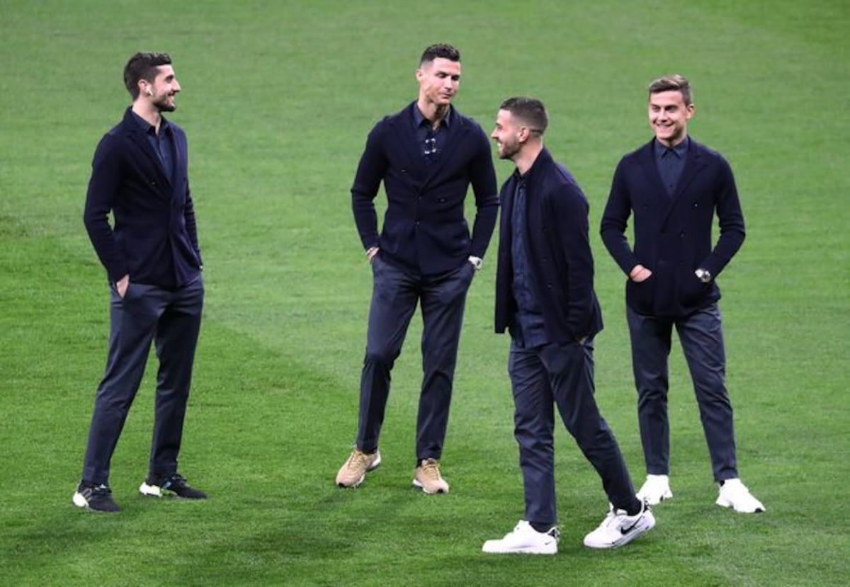 Las ostentosas zapatillas que lució Cristiano Ronaldo en el estadio Wanda