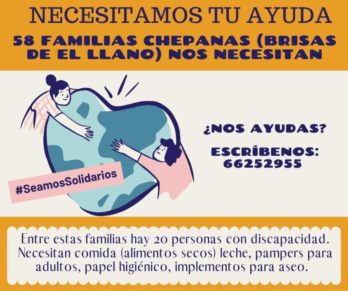 En Brisas del Llano en Chepo hay 25 personas con discapacidad que necesitan ayuda urgente