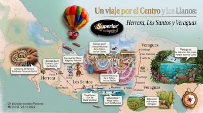 Un viaje por nuestro Panamá: conoce el Carnaval, la pollera y el Parque Nacional Coiba