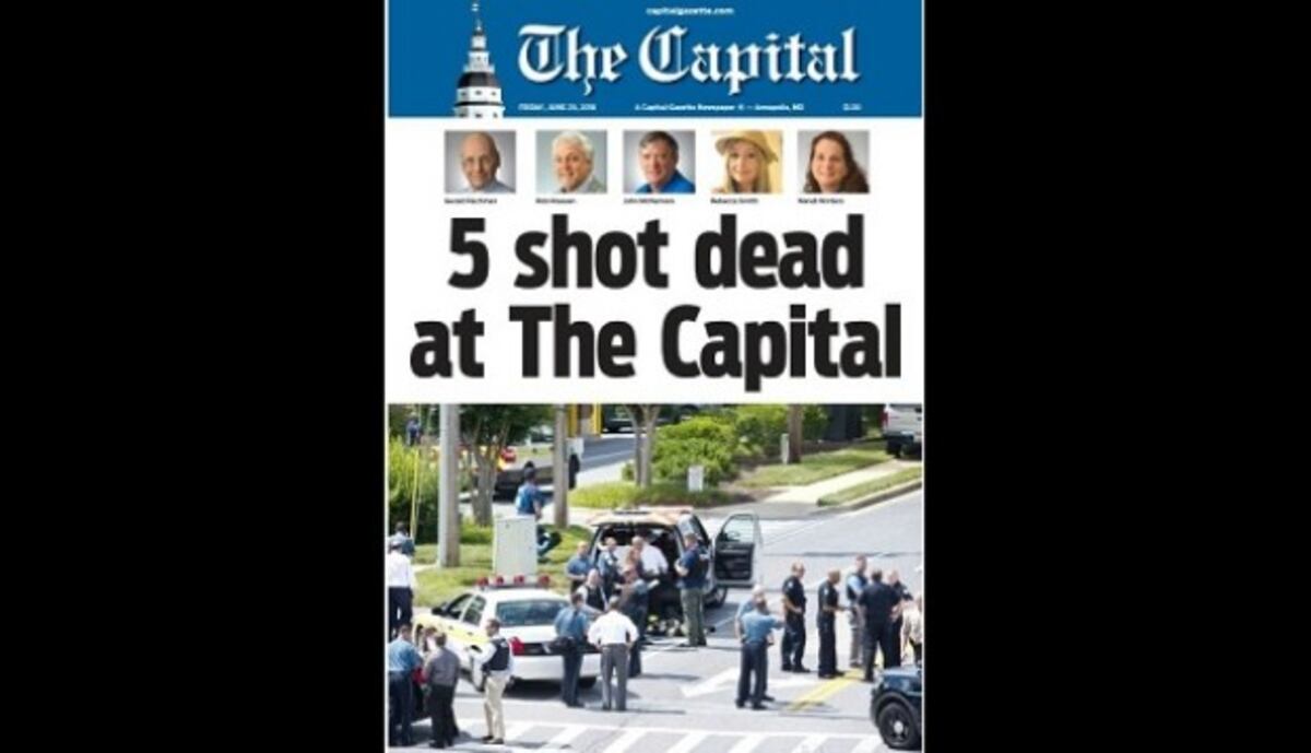 El diario de Maryland que sufrió tiroteo cubre su propia tragedia