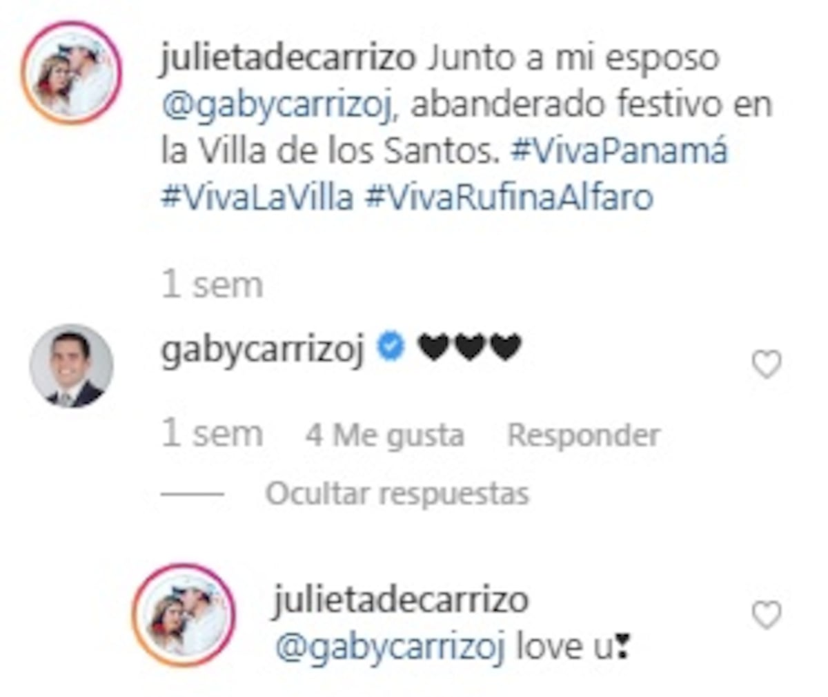 Esposa de Gaby Carrizo marca territorio. Con beso apasionado celebran 11 años de matrimonio. Videos