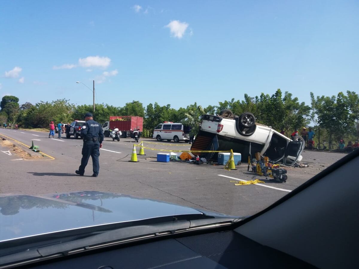 Una víctima  fatal  y nueve heridos deja accidente de tránsito en Aserrío