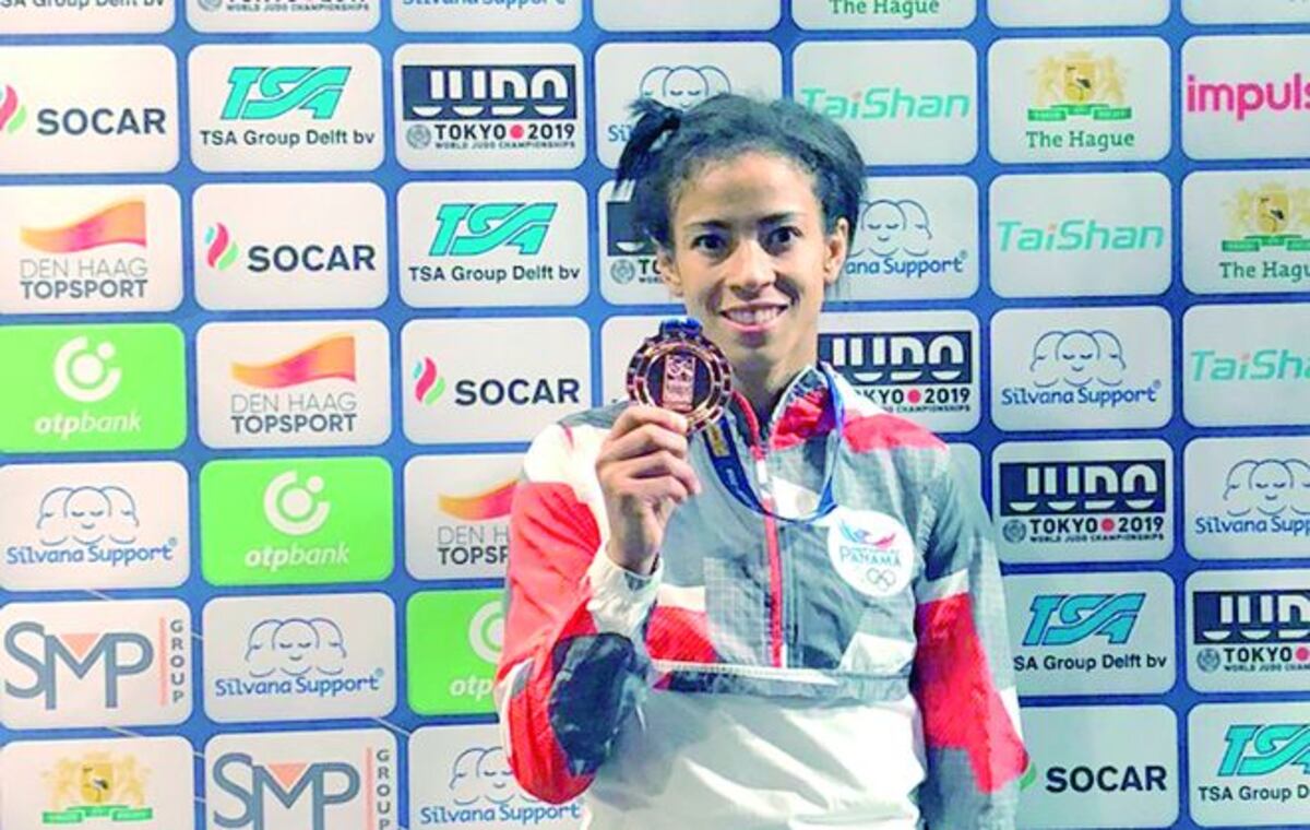 Judoca panameña gana bronce sin apoyo de 'Pandeportes' 