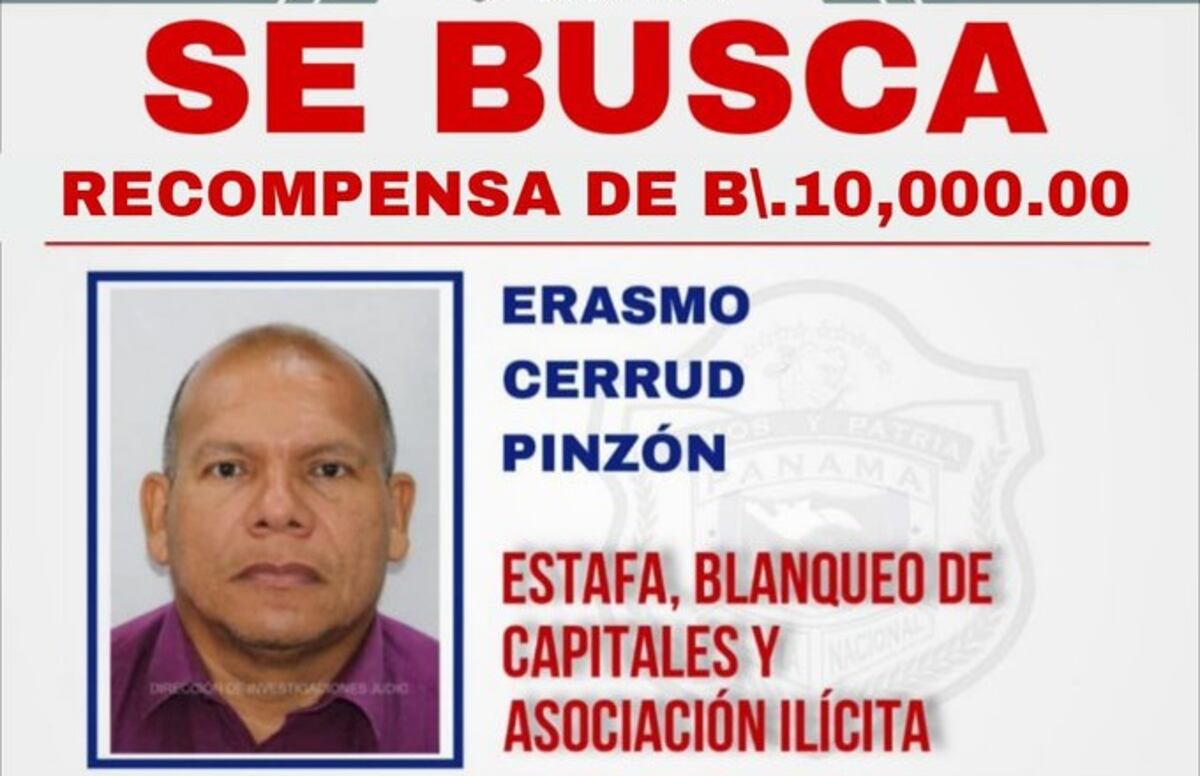 Aumentan a $10 mil la recompensa por información sobre el dirigente sindical Erasmo Cerrud