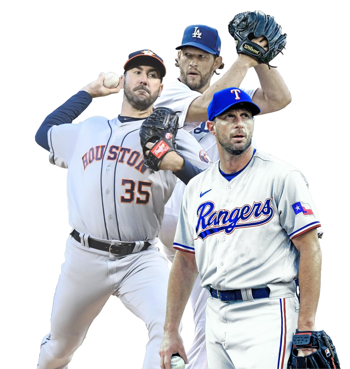 Caminos separados, mismos retos: ¿Qué sigue para Verlander, Scherzer y Kershaw, los Cy Young veteranos? 