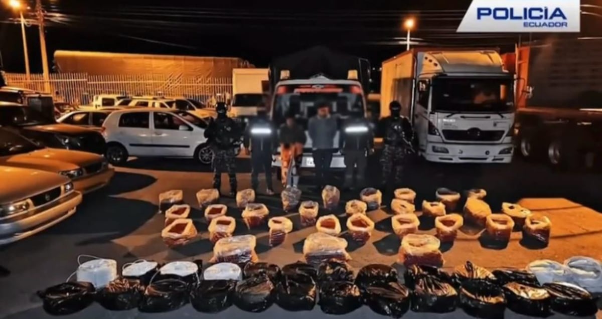 Explosivos en la frontera: Capturan a pareja en Ecuador rumbo a Colombia