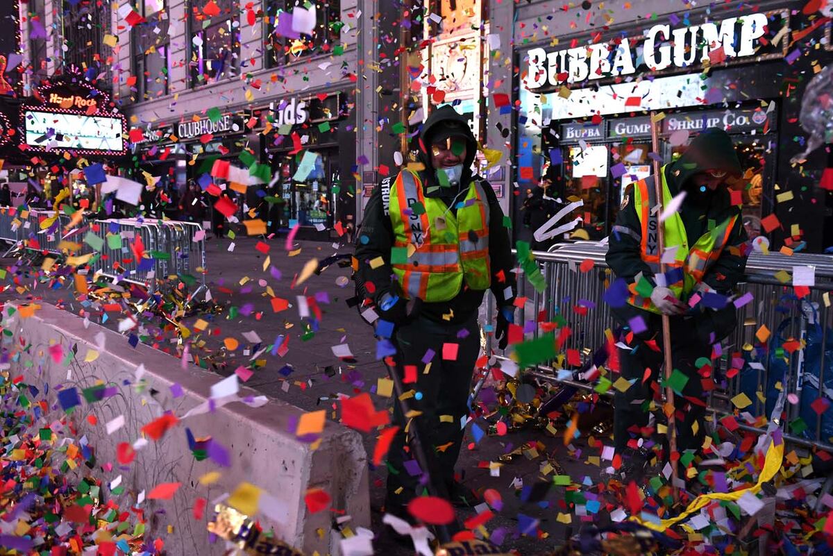 Nueva York recibe el 2018 con un frío atroz y una seguridad inédita 