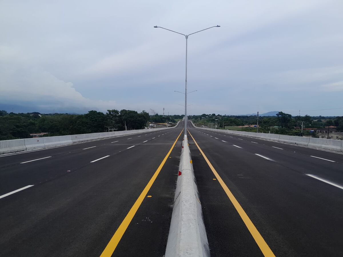 Expectativas en La Chorrera: Viaducto abrirá este martes para mejorar el tráfico vehicular