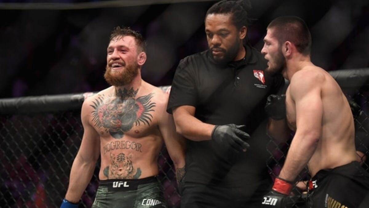 En su regreso a la UFC, Conor McGregor perdió ante el campeón ruso Khabib 