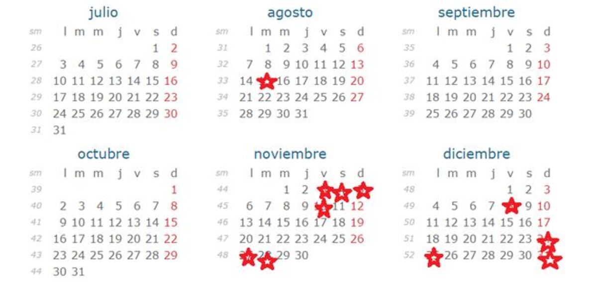 ¡CASI UN MES! Al menos 21 días entre libres y festivos tendremos este 2017
