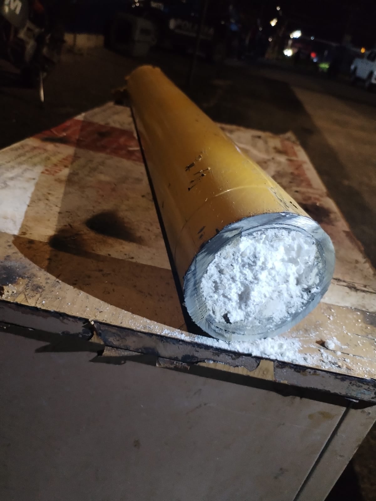 Detienen a transportista con drogas ocultas en cilindros hidráulicos en Colón