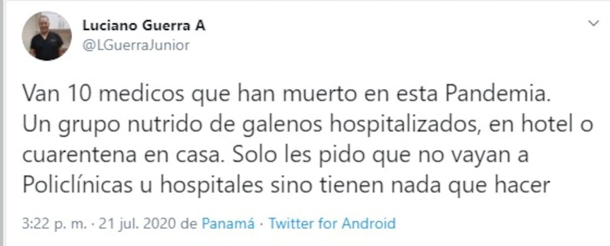Médico de Urgencias se contagia de covid-19 atendiendo pacientes. Necesita plasma