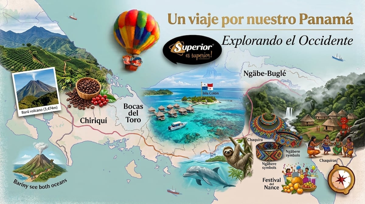 Un viaje por nuestro Panamá: conoce las maravillas de Chiriquí, Bocas del Toro y Ngäbe-Buglé