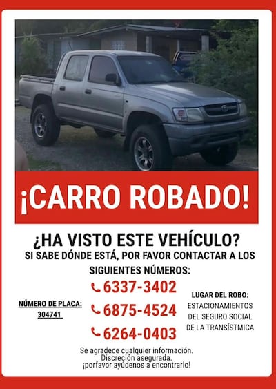 Paciente fue a hacerse diálisis en la CSS y le roban el carro