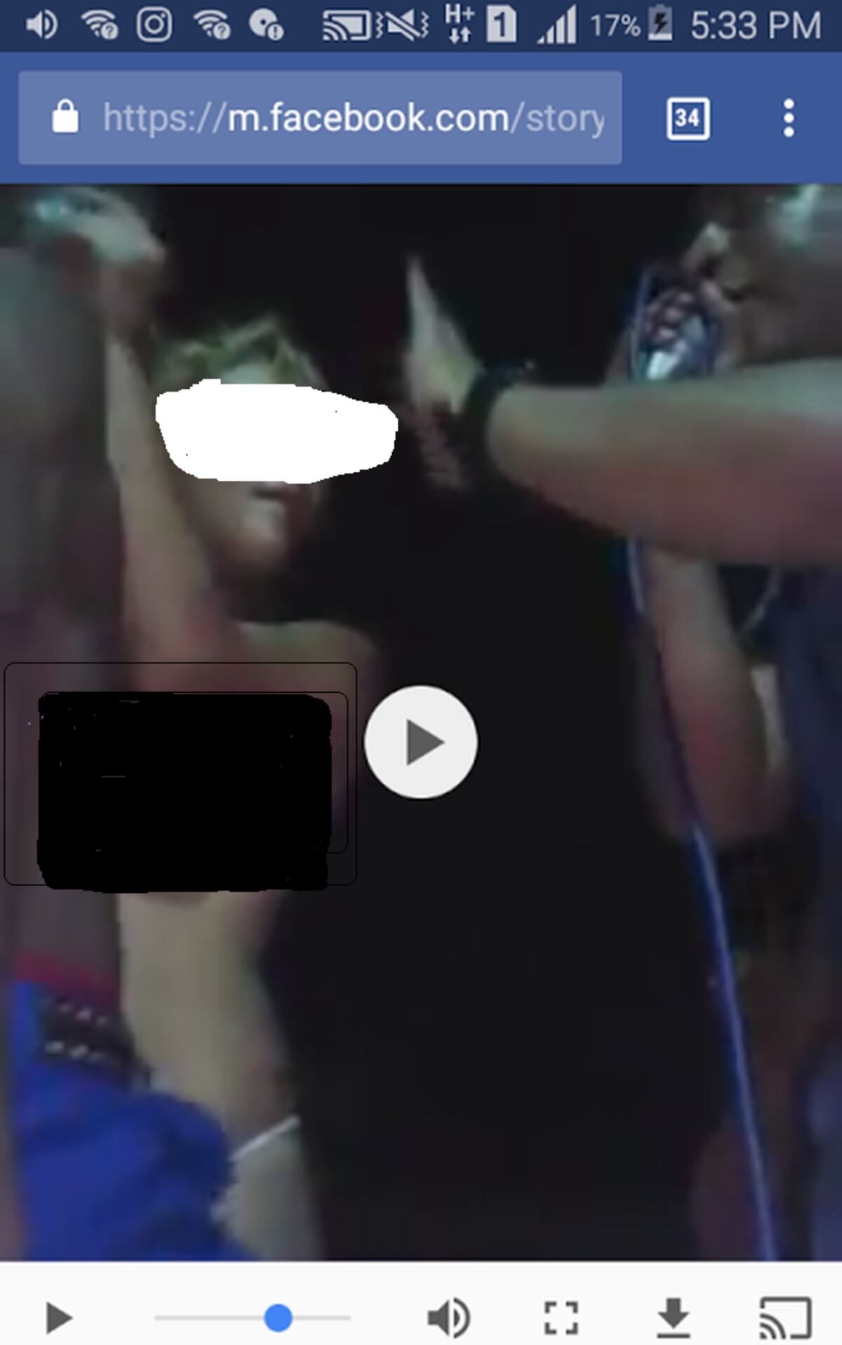HORROR (+18). Circula video de chica que baila trap y se quita todo en tarima 