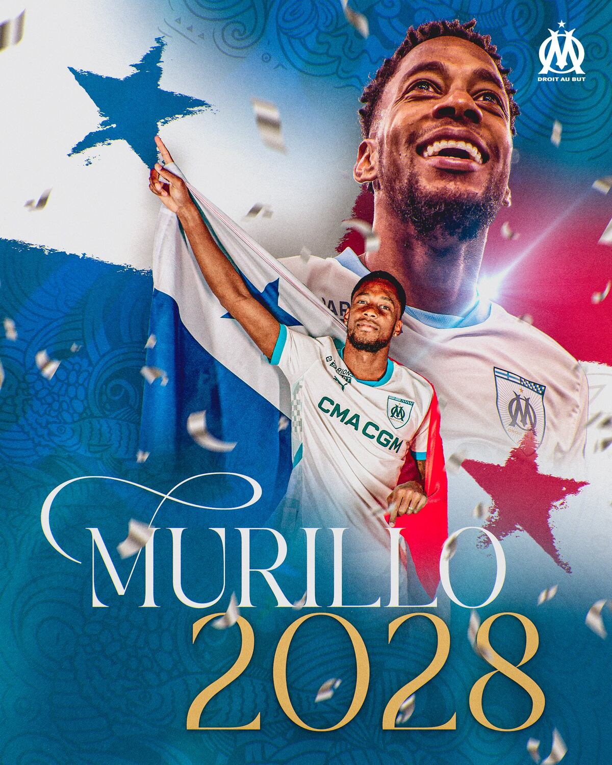 Amir Murillo renueva con el Marsella hasta 2028 y se convierte en pieza clave del club