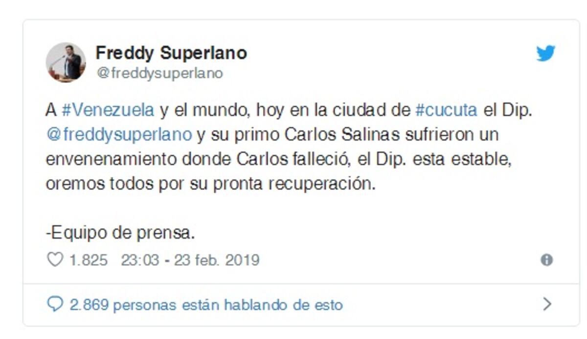 Senador Marco Rubio señala envenenamiento de diputado venezolano