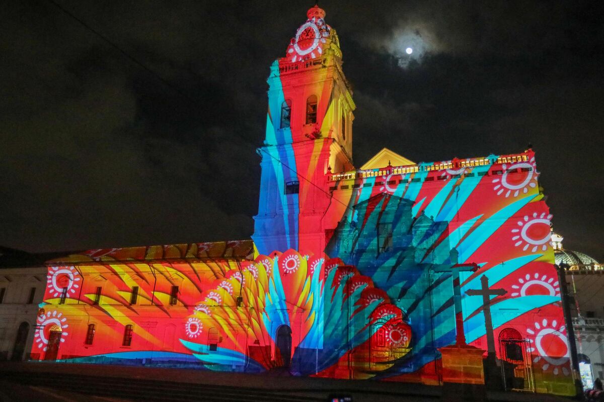  Leyendas, historia y cultura: Quito se ilumina con su festival de ‘mapping’ Luz de América