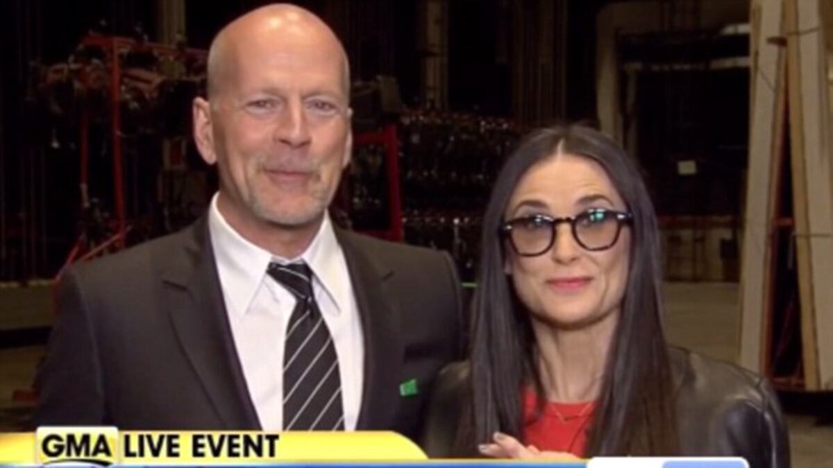 La actriz Demi Moore reveló en TV por qué se divorció de su ex Bruce Willis