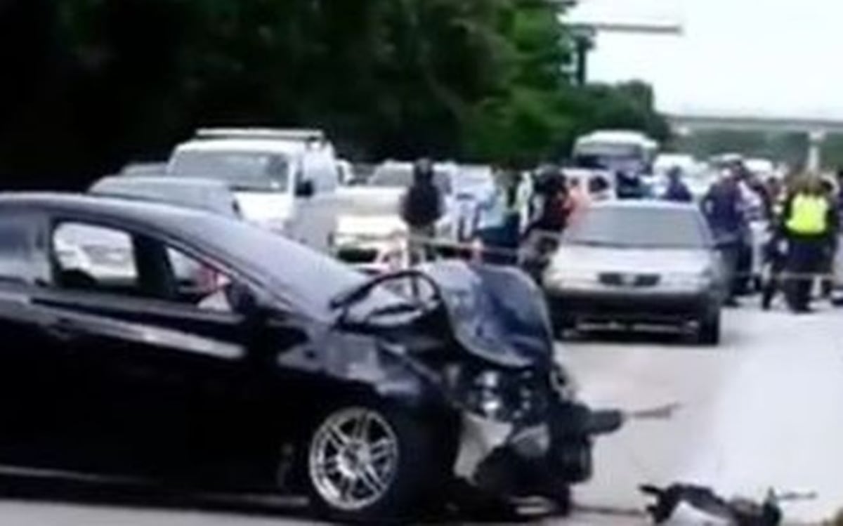 Balacera en salida del Corredor Sur. Un conductor fue asesinado| Video