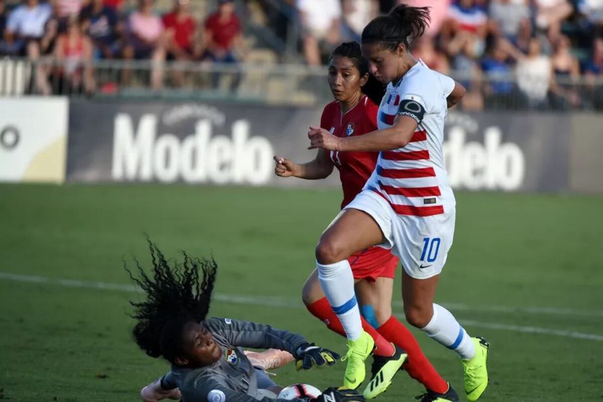 Estados Unidos vence 5-0 a Panamá; portera panameña evitó 12 goles
