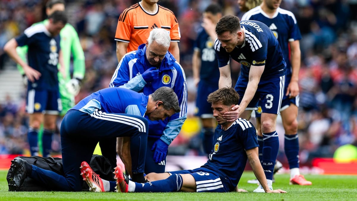 Primera baja confirmada: Billy Gilmour del seleccionado de Escocia se rompe la rodilla y se pierde el Mundial 2026