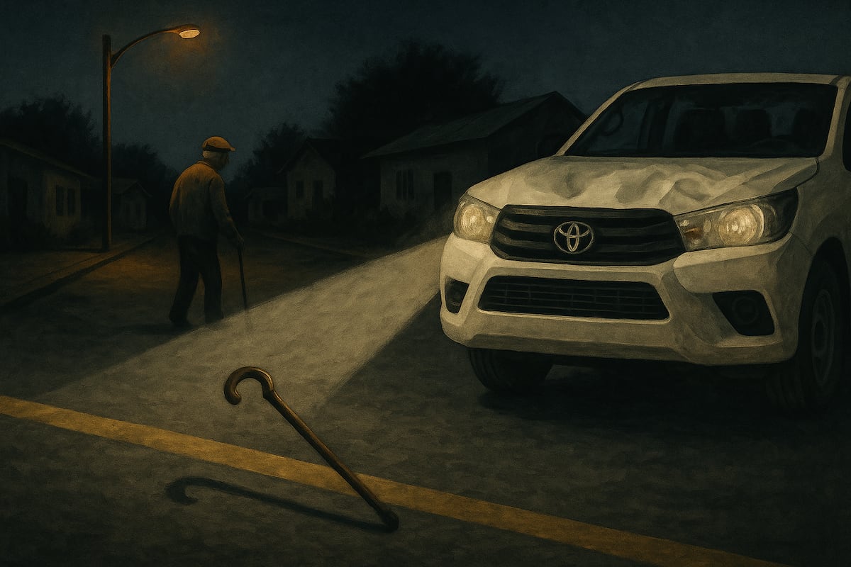 Tragedia en la vía: adulto mayor no sobrevivió atropello en Bocas