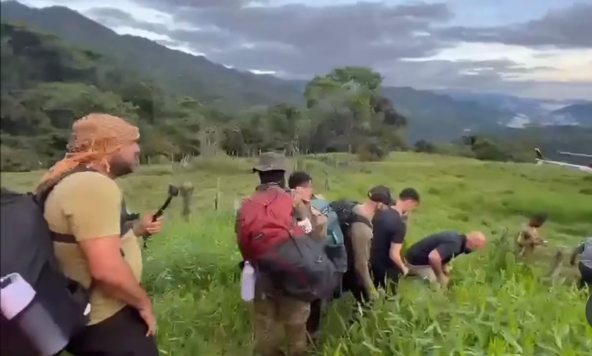 Ocho senderistas quedan atrapados en la montaña entre Chiriquí y la comarca y son rescatados 