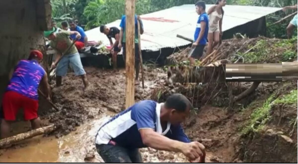 ¡ATRAPADA! Niña estuvo enterrada 15 minutos en Colón tras fuertes lluvias