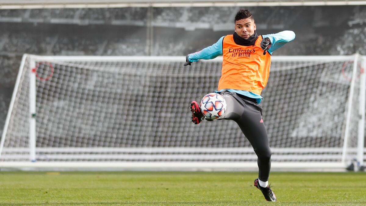 Ante tantas dificultades en Champions, Casemiro ya piensa en la Liga Europa