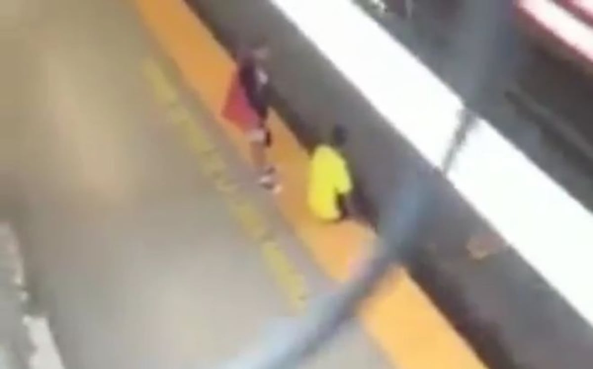 Hombre se tira a los rieles del Metro en Albrook | VIDEO