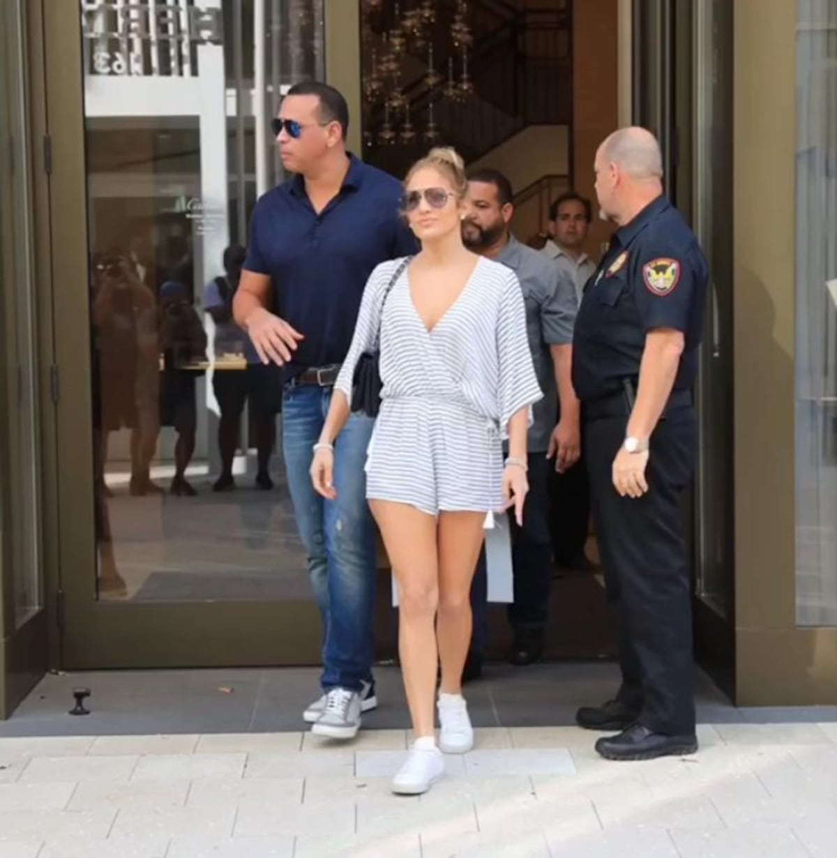 ¡No es photoshop! Eddy Vásquez hizo de paparazzi con JLo y Alex Rodríguez