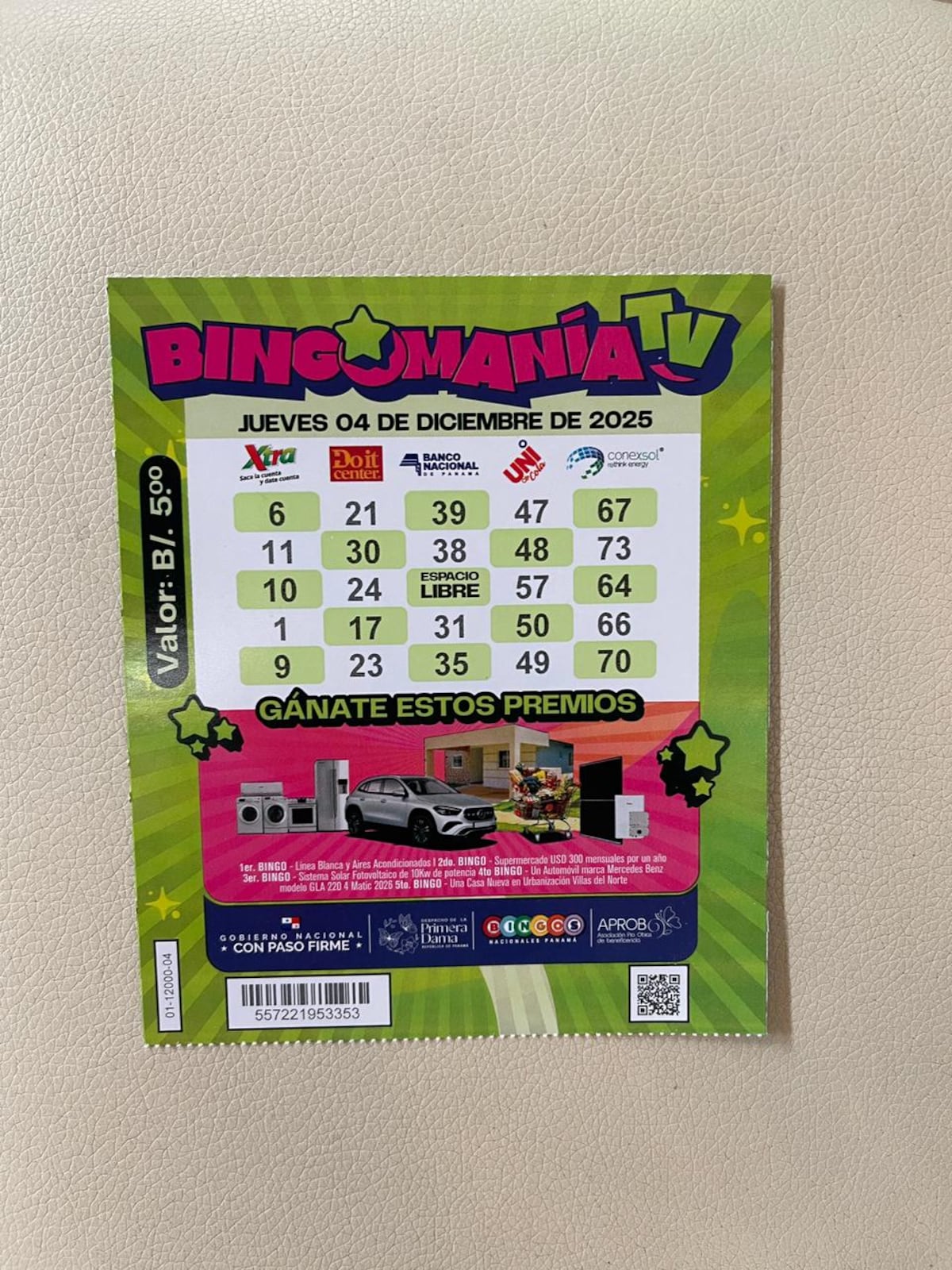 Prepárate para ganar en grande: Bingomanía TV enciende Panamá este 4 de diciembre