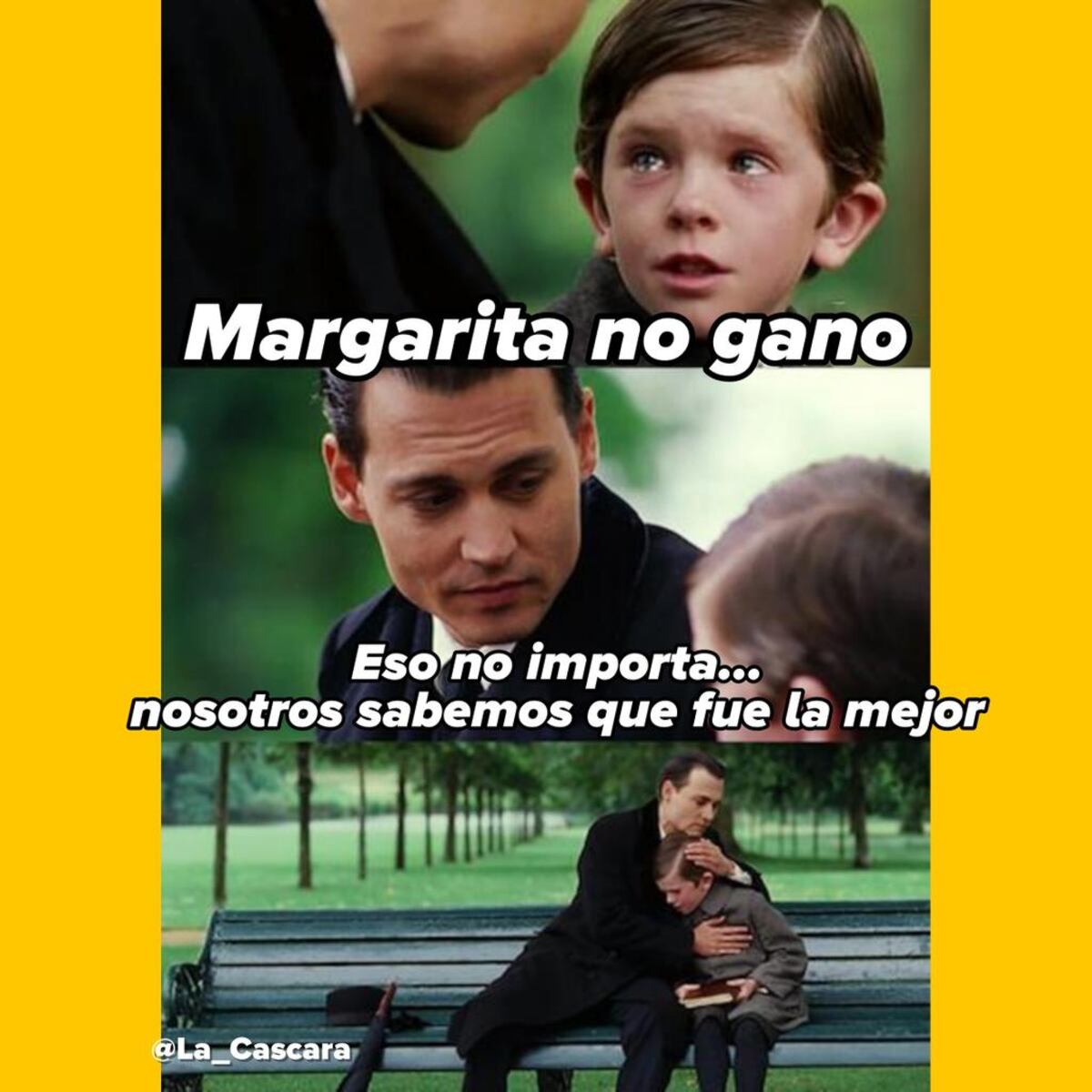 Indignación en redes.Margarita queda de tercera y nadie se explica por qué.Video