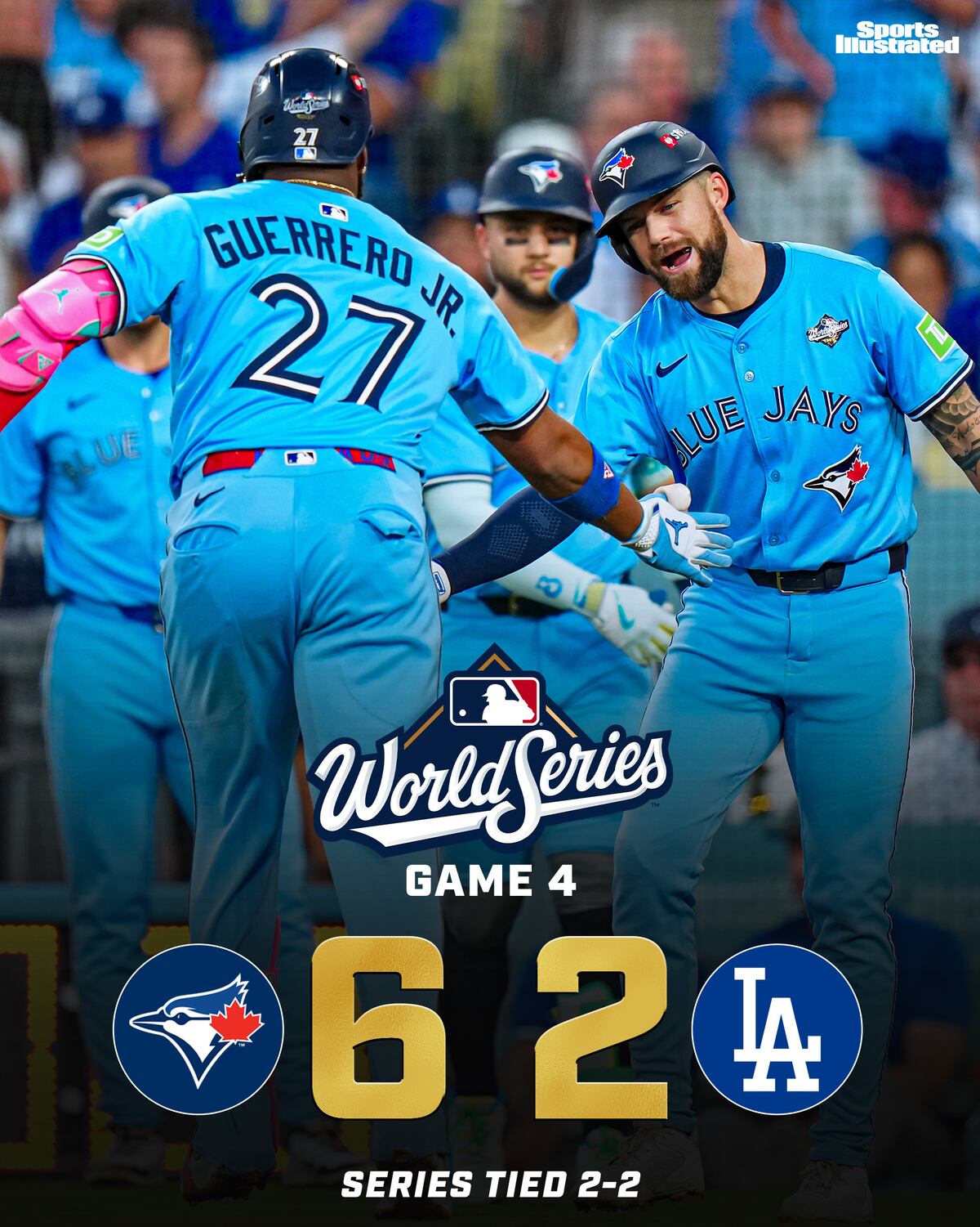 Blue Jays empatan la Serie: Hunden a Ohtani en Los Angeles